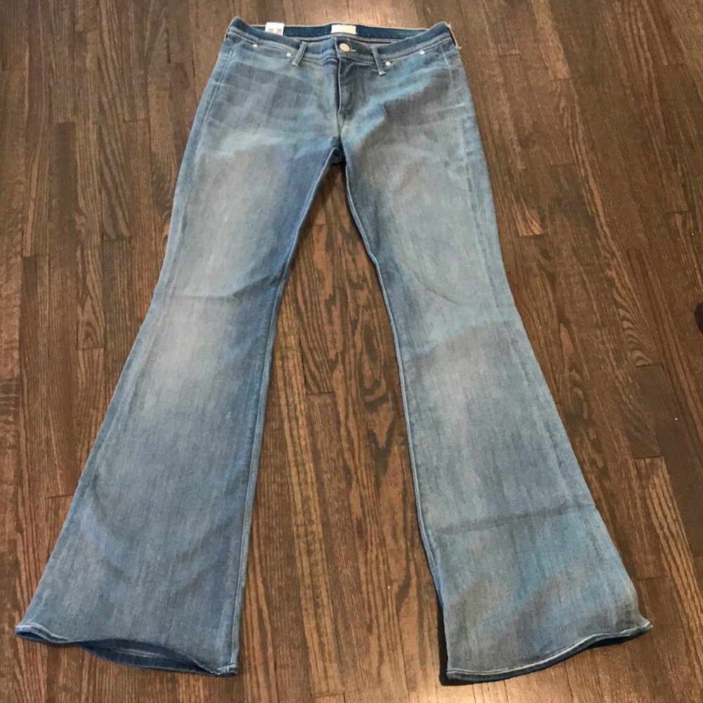 MOTHER bell bottom jeans size 28